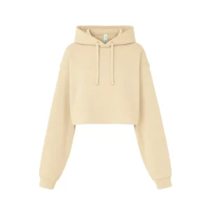 Sudadera JHK SWULCROP en Butter cream, vista frontal