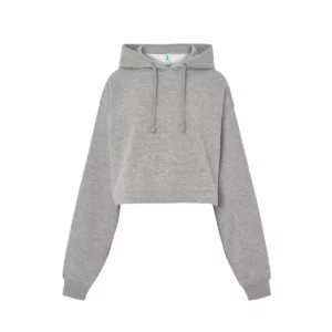 Sudadera JHK SWULCROP en Grey melange, vista frontal