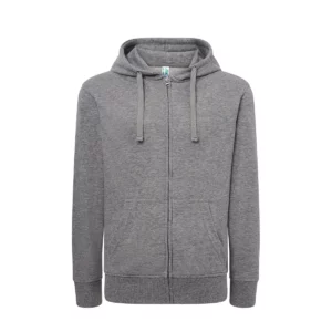 Sudadera JHK SWULHOOD240 en Grey melange, vista frontal