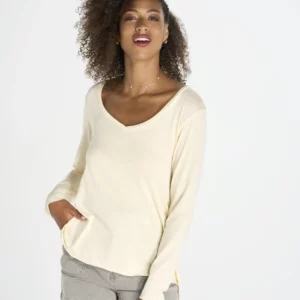Camiseta cuello de pico Mujer JHK TSULPAPLS