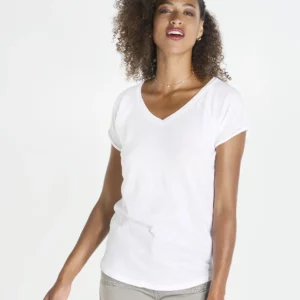 Camiseta cuello de pico Mujer JHK TSULSLB