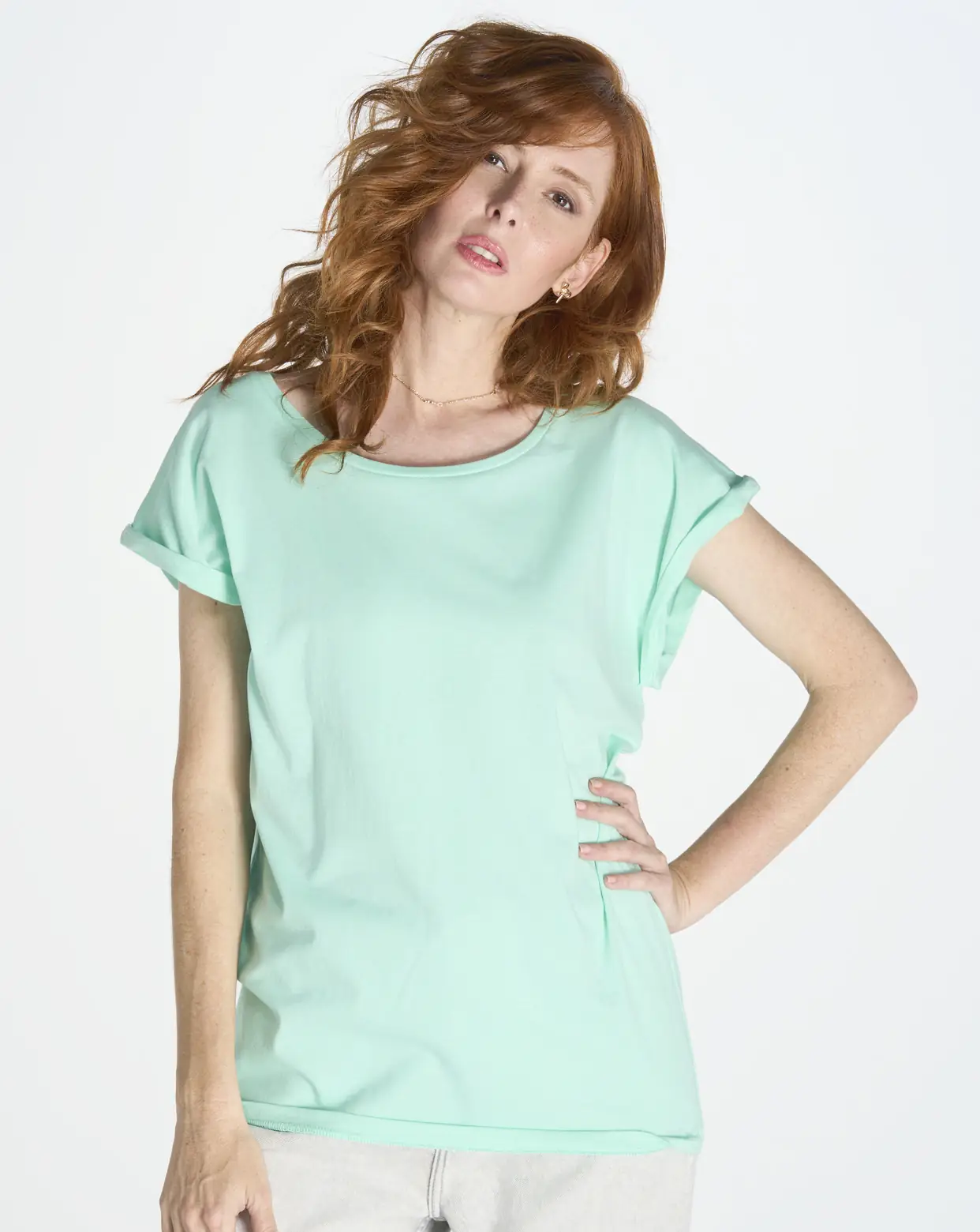 Camiseta Mujer de manga corta JHK TSULTBG 1 Camiseta Mujer de manga corta JHK TSULTBG