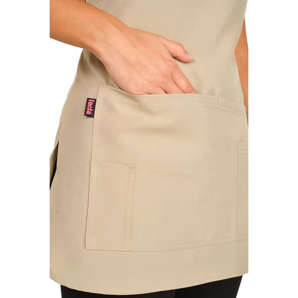 Estola Lacla Multibolsillos 21304601 100 Estola Lacla Multibolsillos 21304601, Beige, detalle de bolsillos