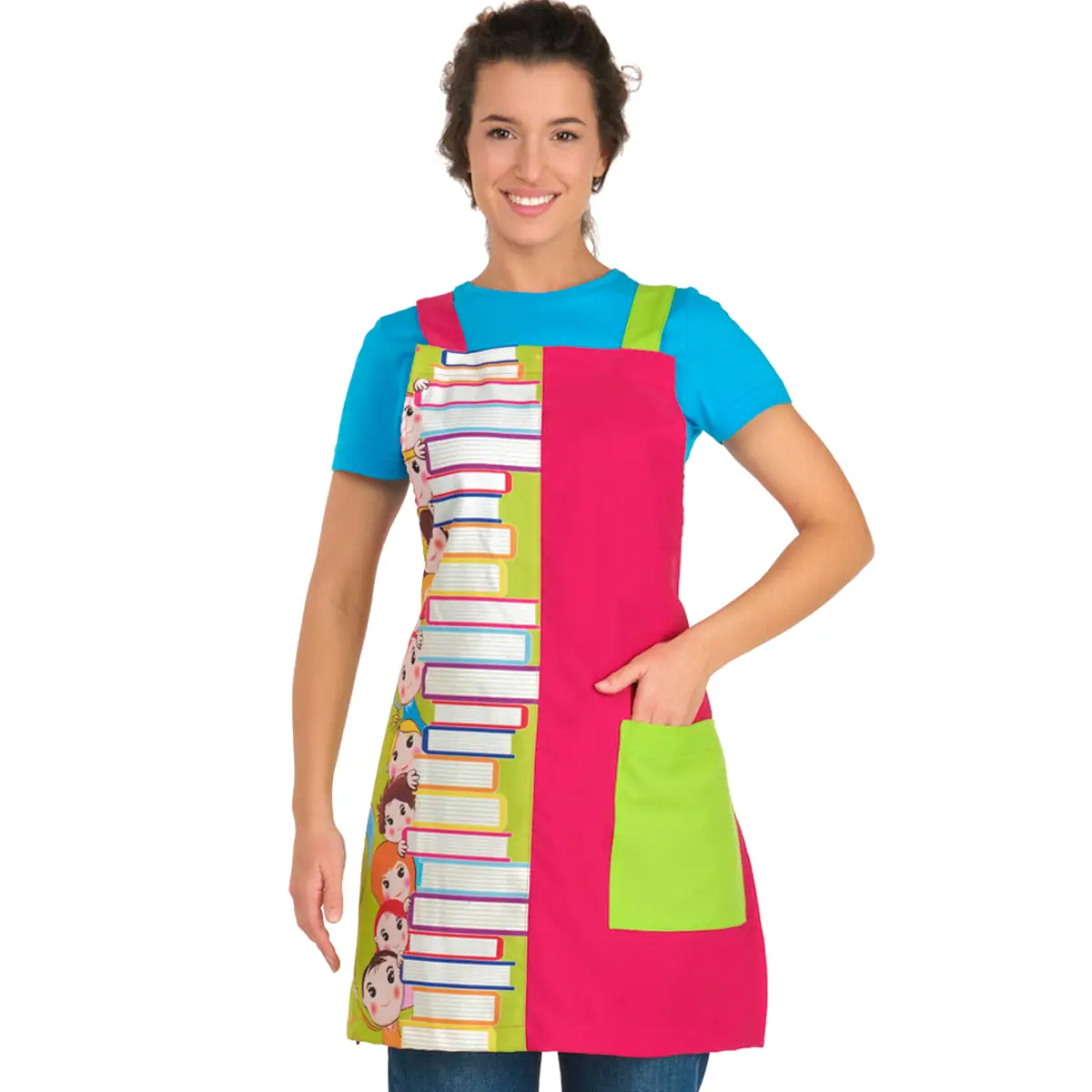 Estola Lacla Libros 21307306 3 Estola Lacla Libros 21307306, Fucsia, frontal