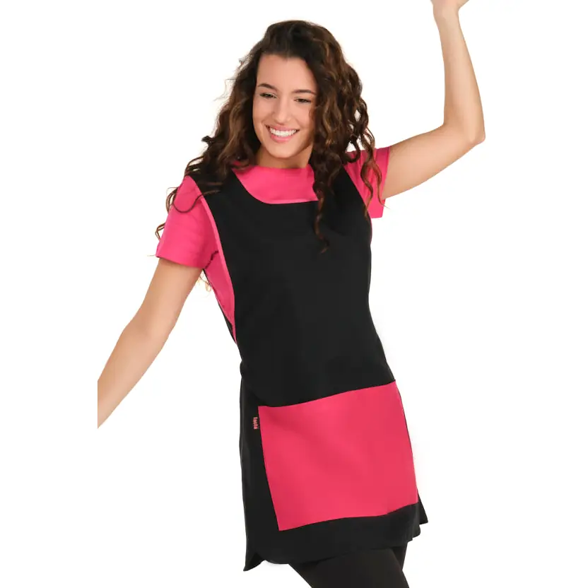 Estola Lacla Vivo Colores 21602124 3 Estola Lacla Vivo Colores 21602124, Negro/Fucsia, frontal