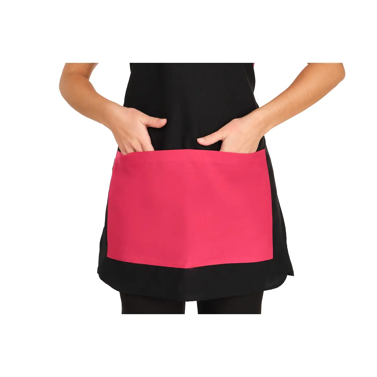 Estola Lacla Vivo Colores 21602124 9 Estola Lacla Vivo Colores 21602124, Negro/Fucsia, detalle de bolsillos