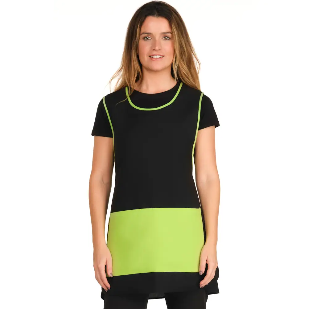 Estola Lacla Vivo Colores 21602124 6 Estola Lacla Vivo Colores 21602124, Negro/Pistacho, frontal