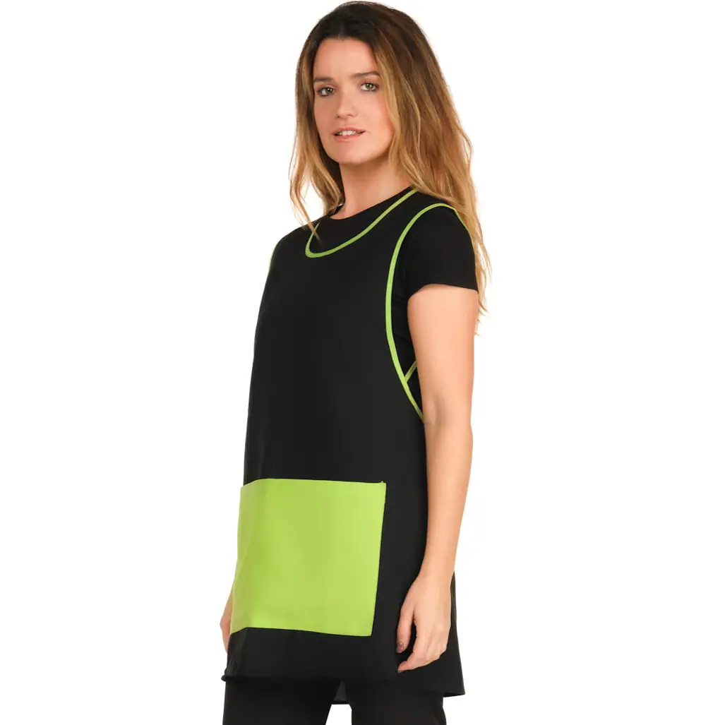 Estola Lacla Vivo Colores 21602124 7 Estola Lacla Vivo Colores 21602124, Negro/Pistacho, lateral
