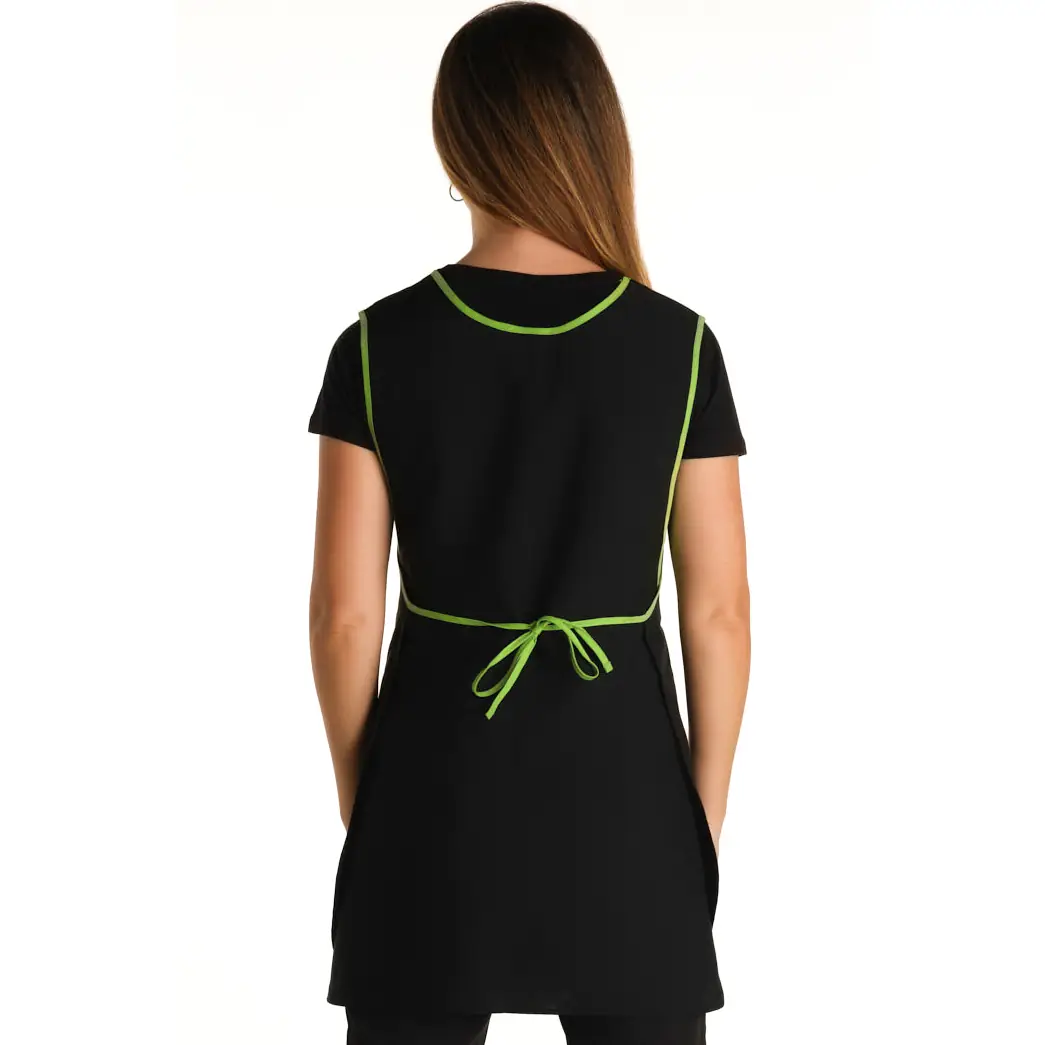 Estola Lacla Vivo Colores 21602124 8 Estola Lacla Vivo Colores 21602124, Negro/Pistacho, trasera