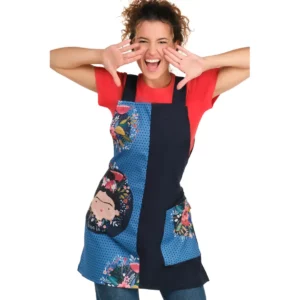 Estola Viva la Vida Flores Lacla 22102391, azul marino, prenda vestida