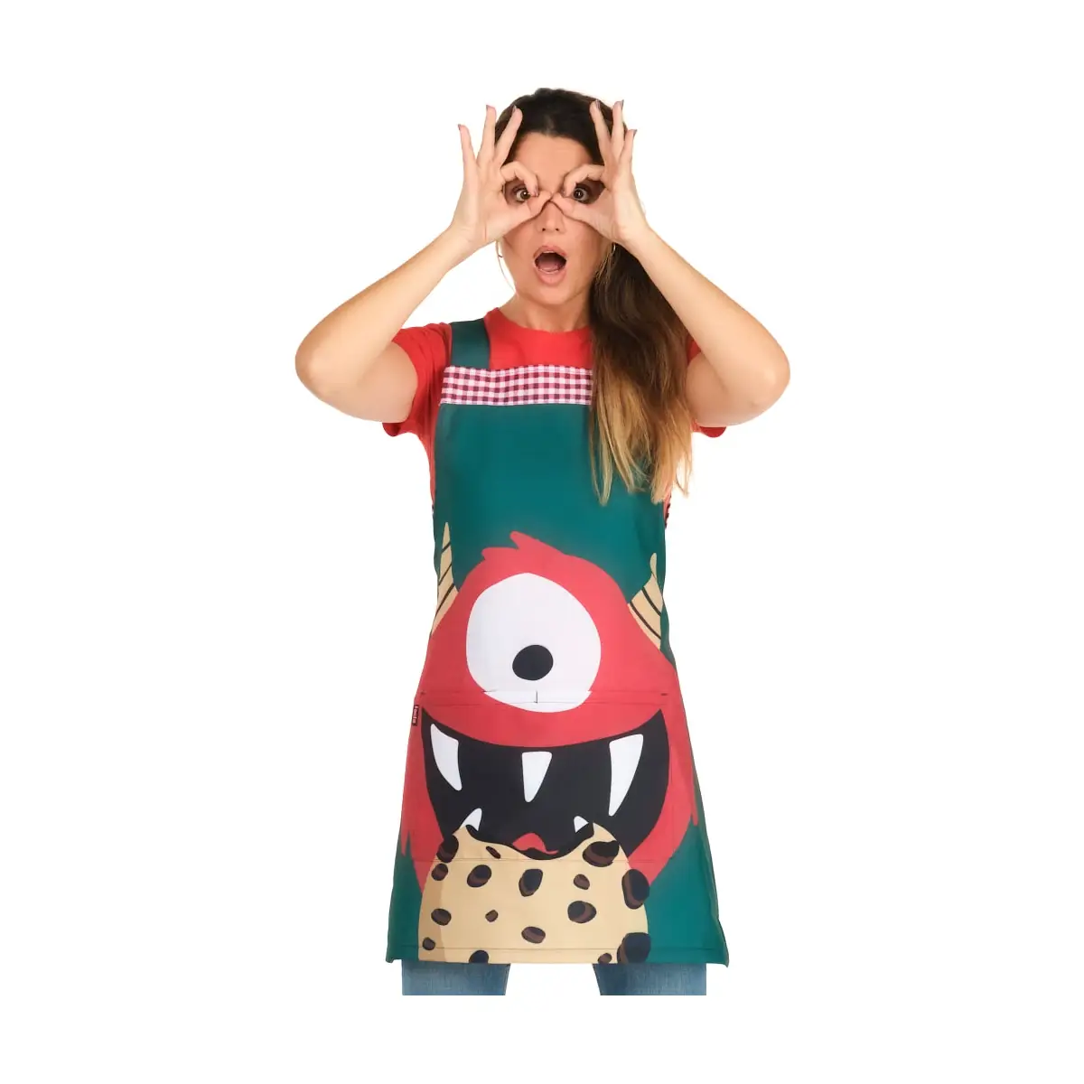 Estola Lacla Monstruo Galleta 22302409 3 Estola Monstruo Galleta Lacla 22302409, granate, prenda vestida