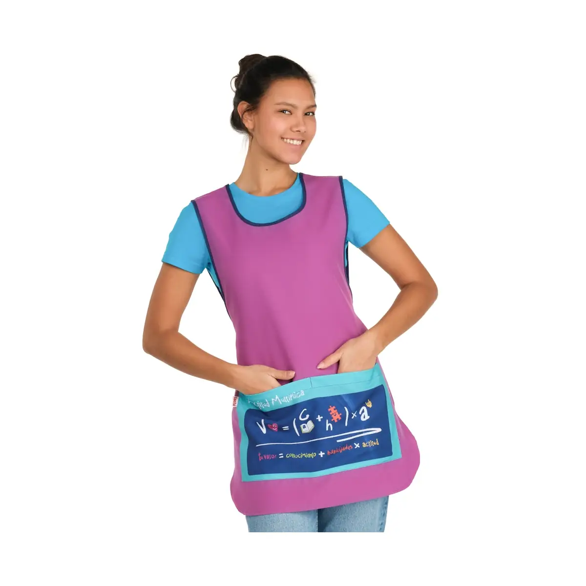 Estola Lacla Eco Fórmula 22502452 1 Estola Eco Fórmula Lacla 22502452, lila, frontal vestida