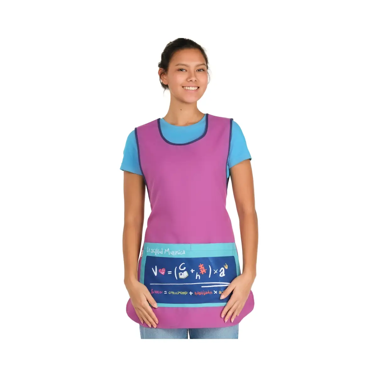 Estola Lacla Eco Fórmula 22502452 2 Estola Eco Fórmula Lacla 22502452, lila, frontal vestida