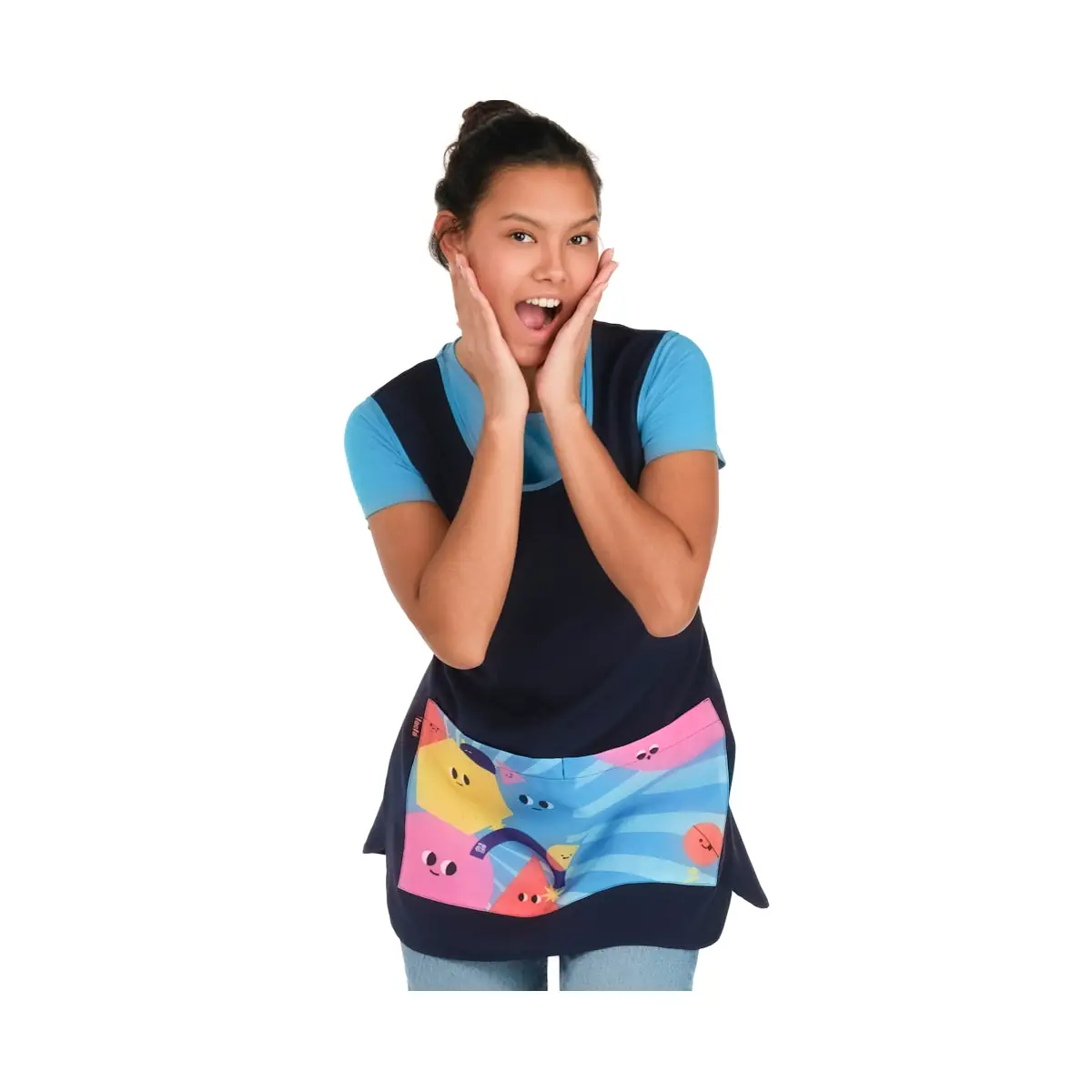Estola Lacla Eco Geométricos 22502453 3 Estola Eco Geométricos Lacla 22502453, azul marino, prenda vestida