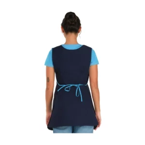 Estola Eco Geométricos Lacla 22502453, azul marino, espalda y atadores
