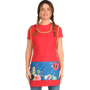 Estola Eco Art Lacla 22502454, rojo, frontal vestida
