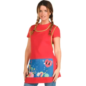 Estola Eco Art Lacla 22502454, rojo, vista oblicua vestida