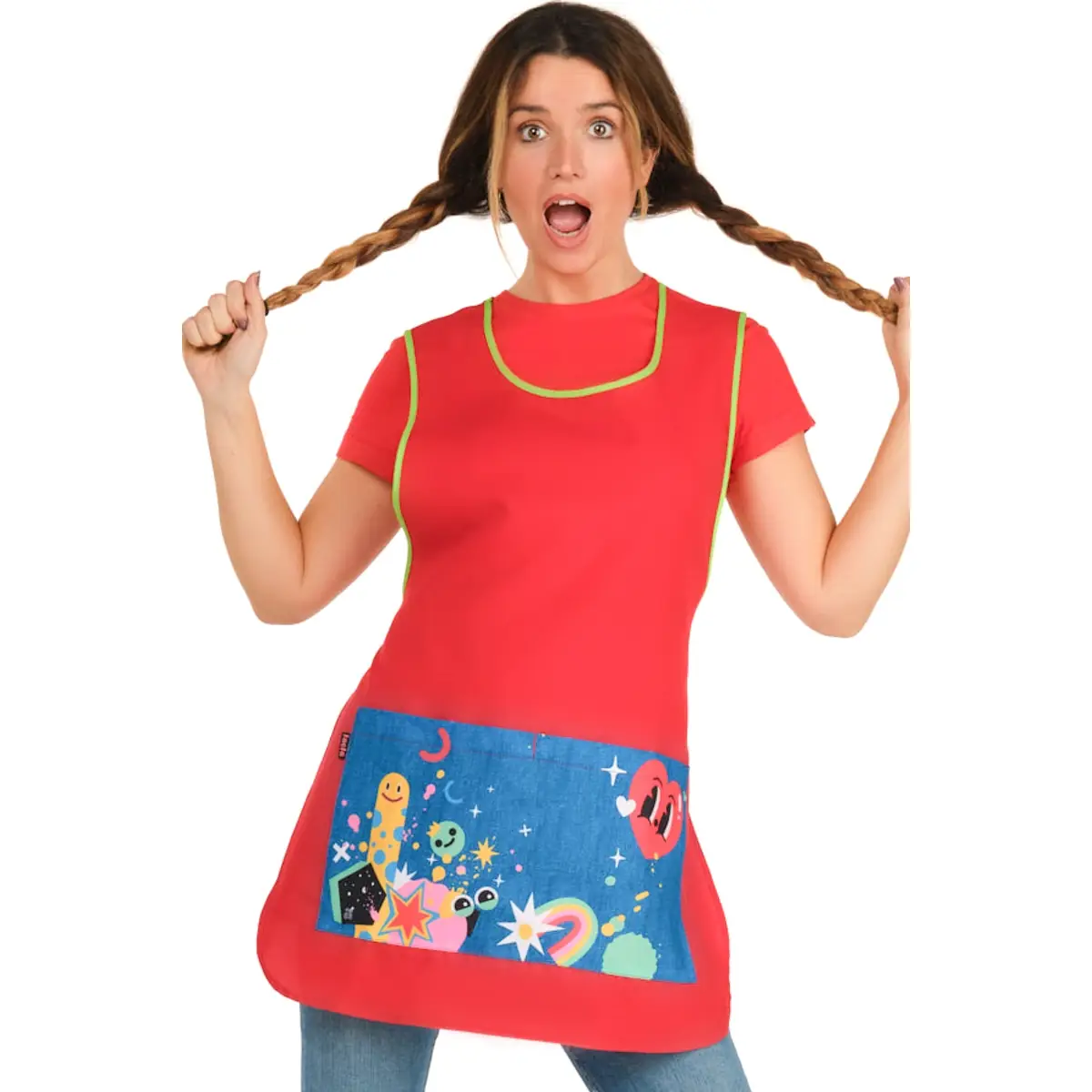 Estola Lacla Eco Art 22502454 4 Estola Eco Art Lacla 22502454, rojo, prenda vestida