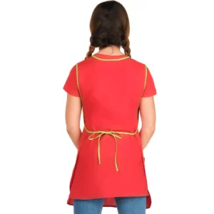 Estola Eco Art Lacla 22502454, rojo, espalda y atadores