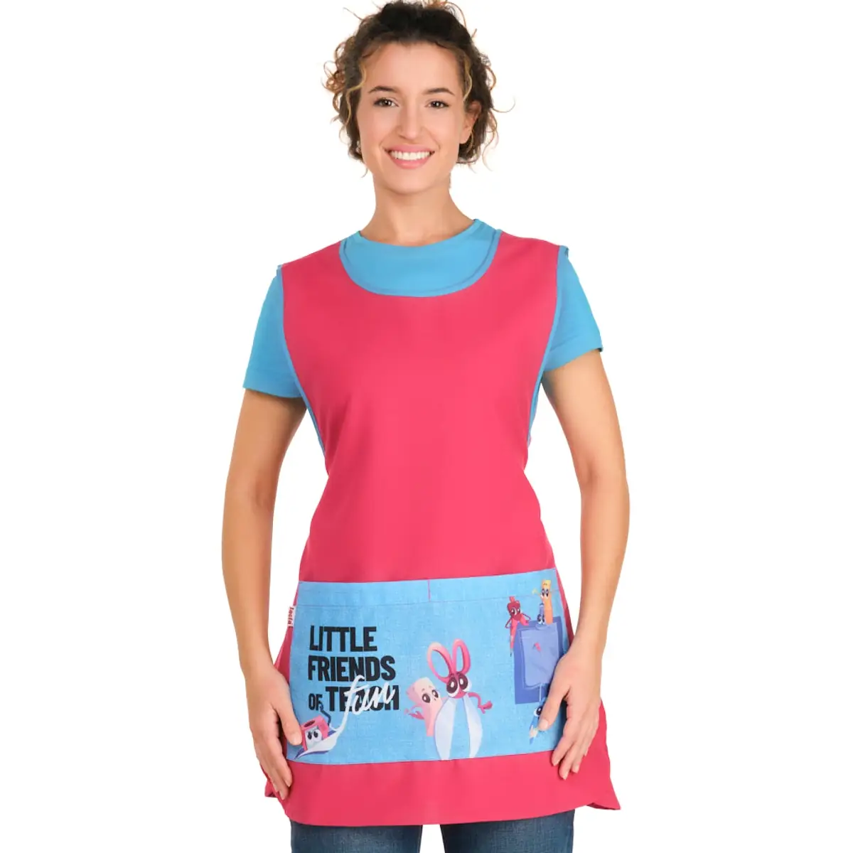 Estola Lacla Eco Personajes 22502455 4 Estola Eco Personajes Lacla 22502455, fucsia, frontal vestida