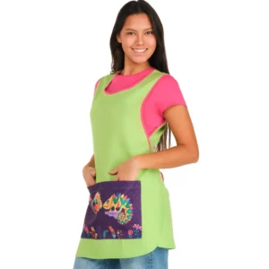 Estola Eco Camaleón Lacla 22502456, pistacho, vista oblicua vestida
