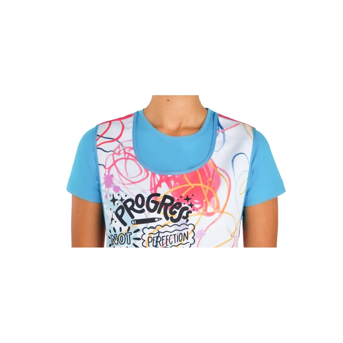 Estola Lacla Progress 22502460 6 Estola Progress Lacla 22502460, fucsia, detalle del cuello
