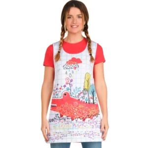 Estola Cocodrilo Lacla 22502463, rojo, frontal vestida
