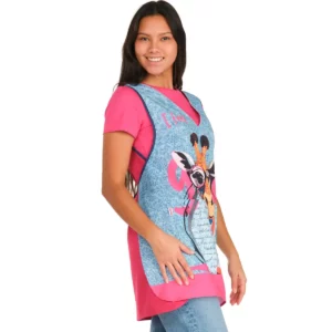 Estola Jirafa Lacla 22502467, fucsia, vista lateral vestida