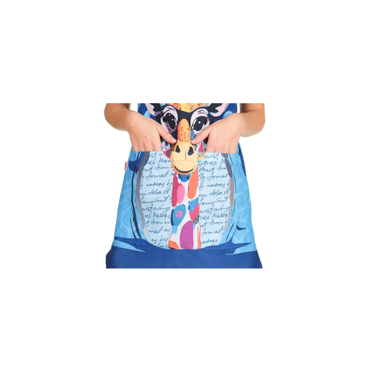 Estola Lacla Jirafa Azul 22502468 7 Estola Jirafa Lacla 22502468, azul ducados, bolsillo central