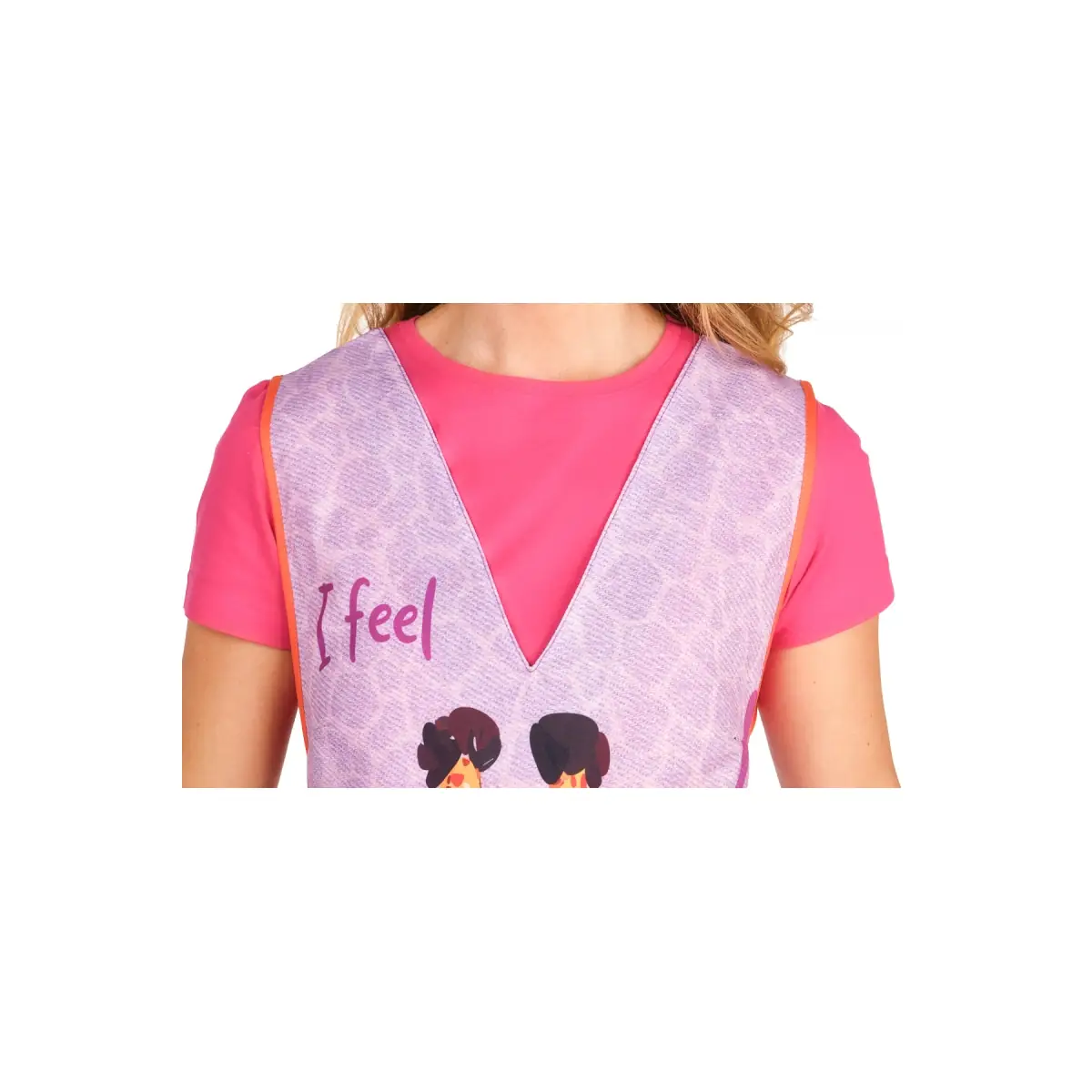 Estola Lacla Jirafa Lila 22502469 6 Estola Jirafa Lacla 22502469, lila, detalle del cuello de pico