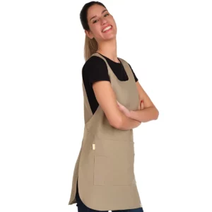 Estola Lacla Multibolsillos Corchetes 22602470, Beige, lateral