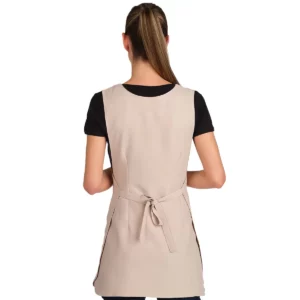 Estola Lacla Multibolsillos Microfibra 22602471, Beige, trasera