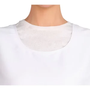 Estola Lacla Multibolsillos Microfibra 22602471, Blanco, detalle del escote