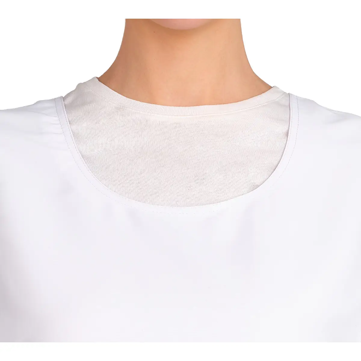 Estola Lacla Multibolsillos Microfibra 22602471 29 Estola Lacla Multibolsillos Microfibra 22602471, Blanco, detalle del escote
