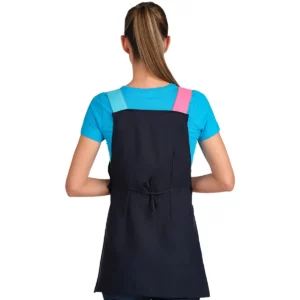 Estola Lacla Corazones Botón 22602472, Azul marino, trasera
