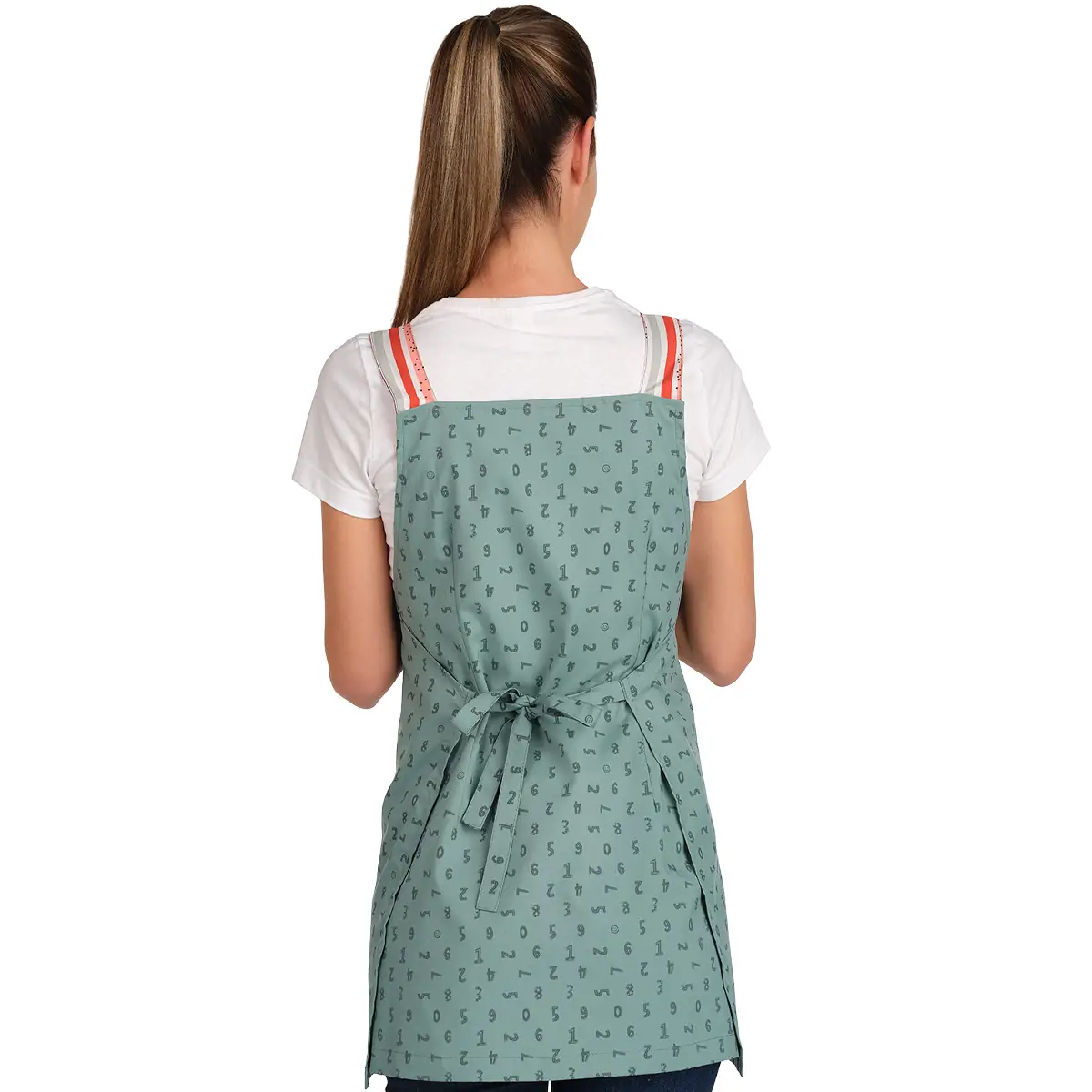 Estola Lacla Números Microfibra 22602478 3 Estola Lacla Números Microfibra 22602478, Verde menta, trasera