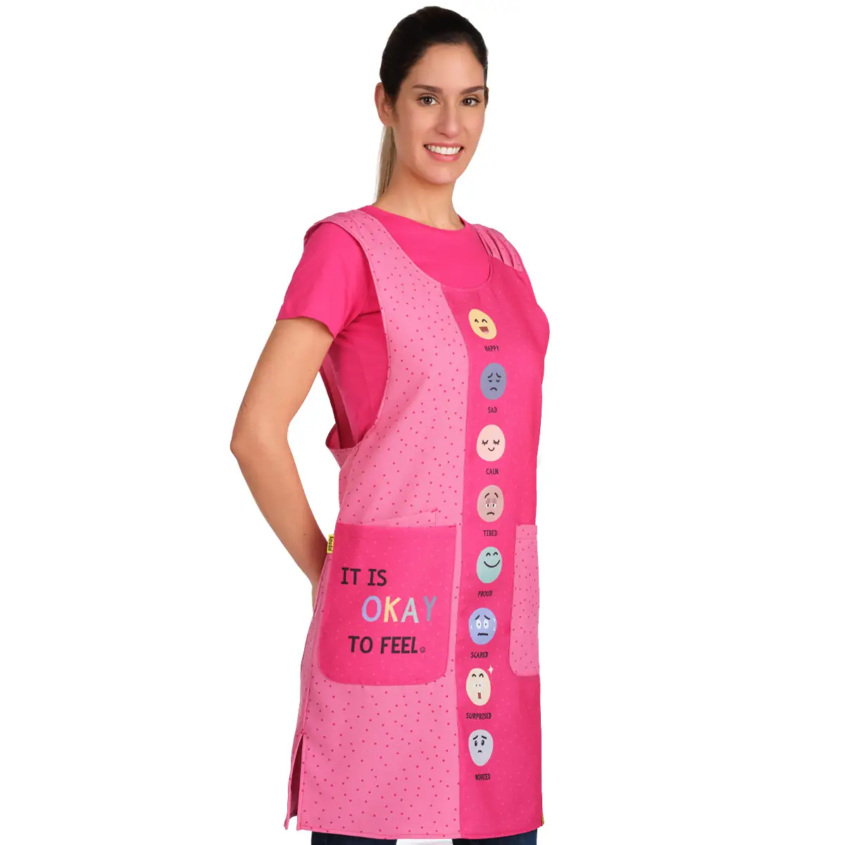 Estola Lacla Feelings 22602480 2 Estola Lacla Feelings 22602480, Rosa chicle, frontal