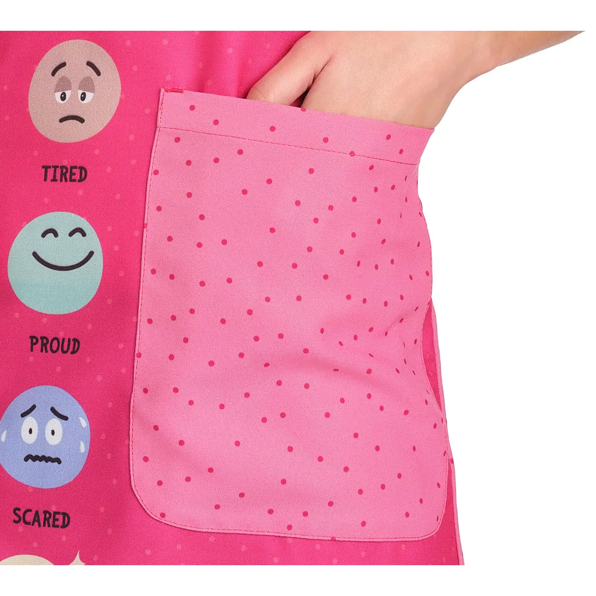 Estola Lacla Feelings 22602480 7 Estola Lacla Feelings 22602480, Rosa chicle, detalle de bolsillos