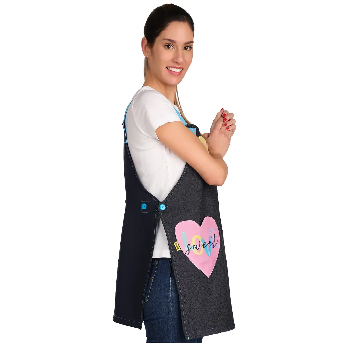 Estola Lacla Love 22602482 2 Estola Lacla Love 22602482, Azul marino, lateral