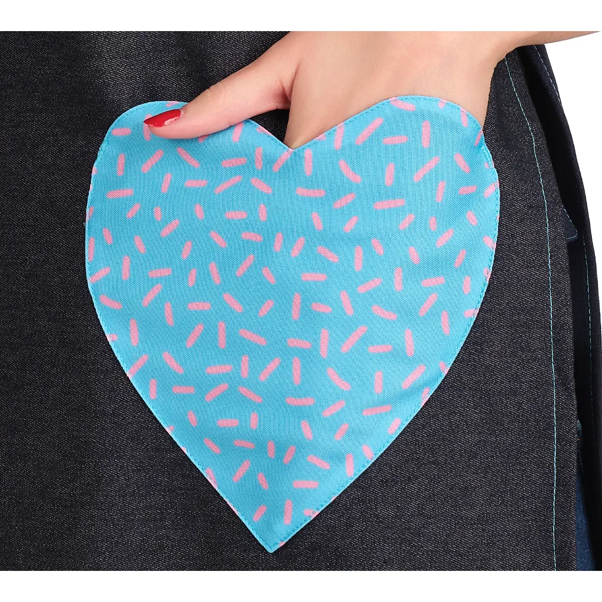Estola Lacla Love 22602482 6 Estola Lacla Love 22602482, Azul marino, detalle de bolsillos