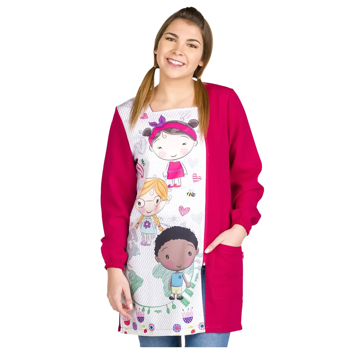 Bata Lacla Internacional 51805233 1 Bata Internacional Lacla 51805233, fucsia, frontal vestida