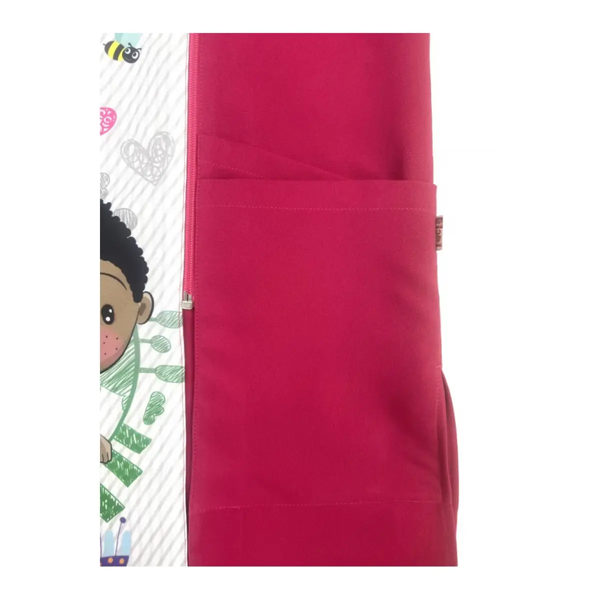 Bata Lacla Internacional 51805233 4 Bata Internacional Lacla 51805233, fucsia, bolsillo lateral