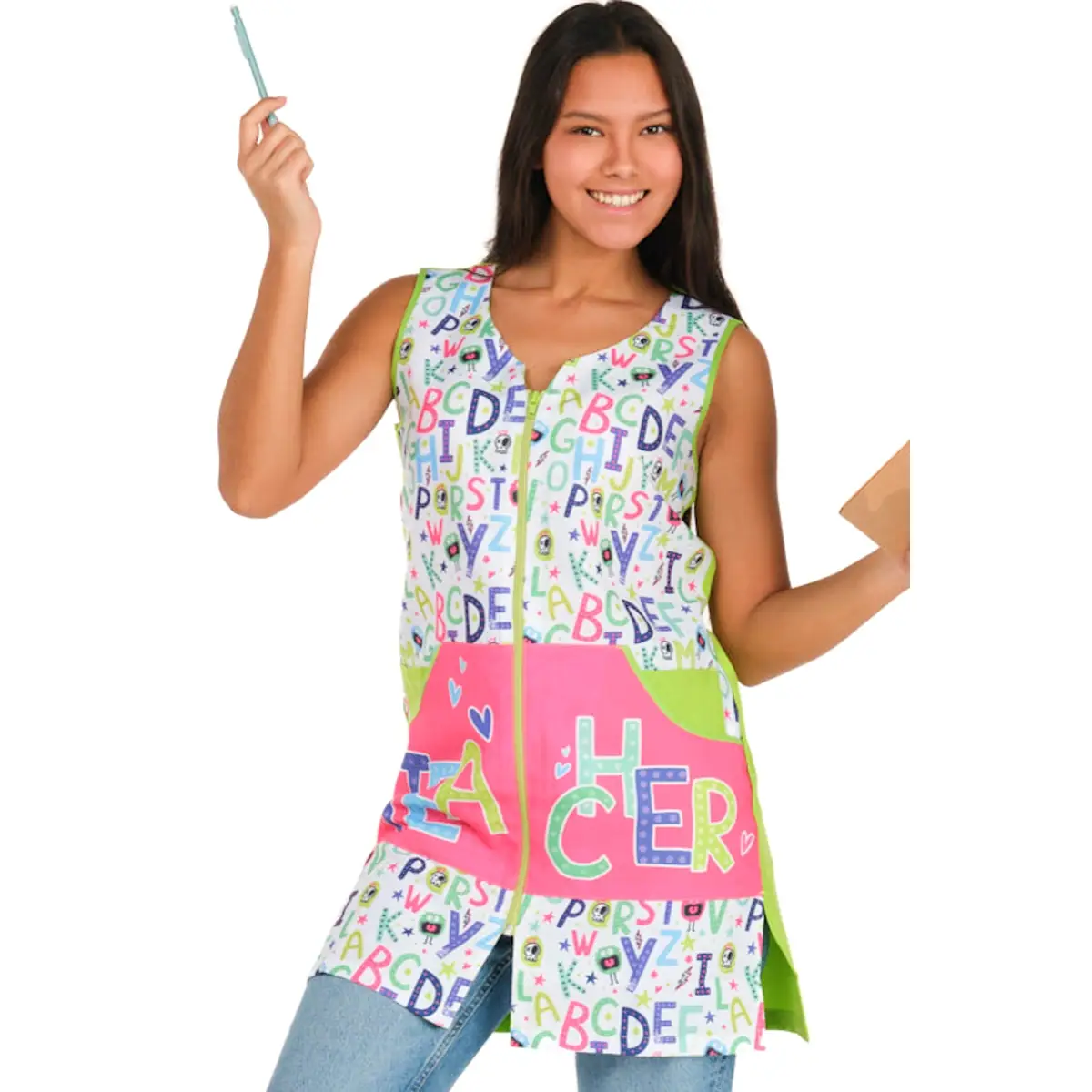 Casaca Lacla Teacher 52205665 4 Casaca Teacher Lacla 52205665, fucsia, prenda vestida