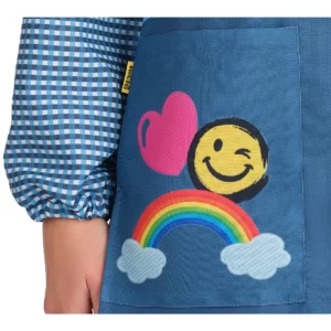 Bata Lacla Smile 52605700, Azul plomo, detalle de bolsillos