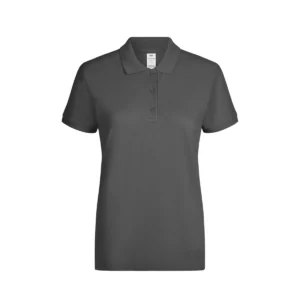 Polo Mukua NOBBY en color Dark Grey, vista frontal