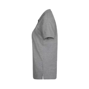 Polo Mukua NOBBY en color Heather Grey, vista lateral