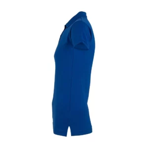 Polo Mukua NOBBY en color Royal Blue, vista lateral