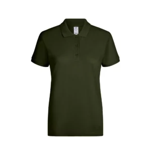 Polo Mukua NOBBY en color Khaki Green, vista frontal