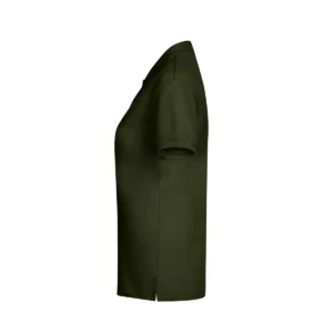 Polo Mukua NOBBY en color Khaki Green, vista lateral