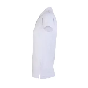 Polo Mukua NOBBY en color White, vista lateral